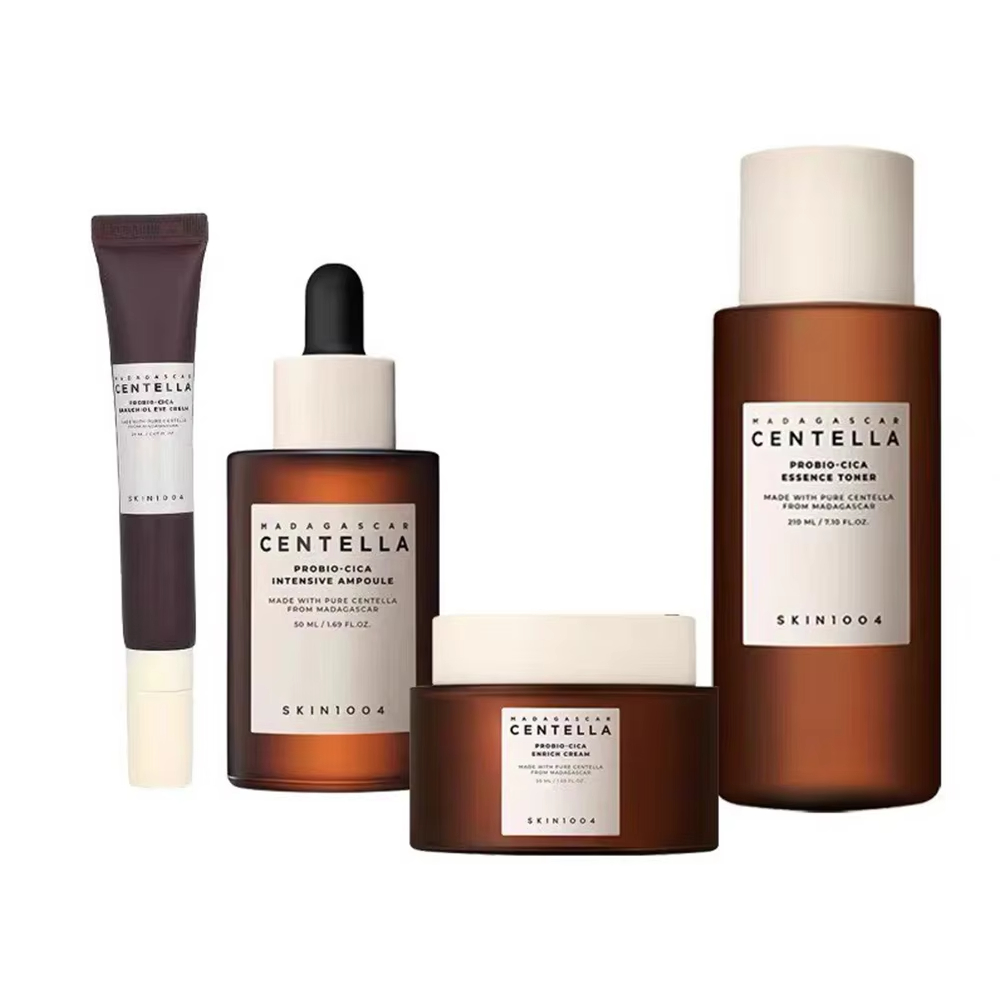 Luxury Skincare Brands - مجموعة أمبولات وكريم SKIN1004 Centella Probio-Cica