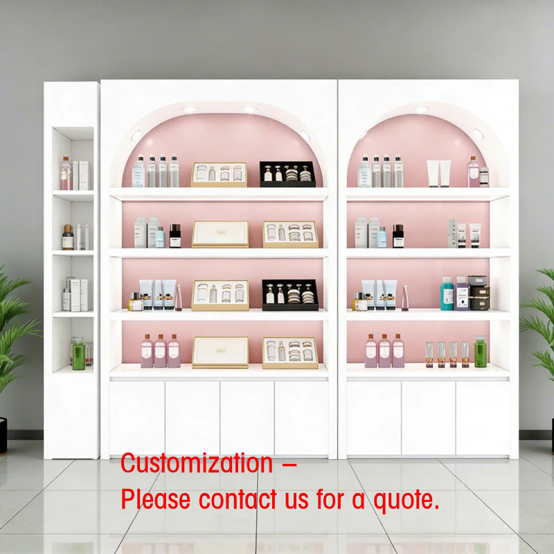 Luxury Skincare Shop - خزانة عرض مخصصة حديثة وفاخرة لمتجر