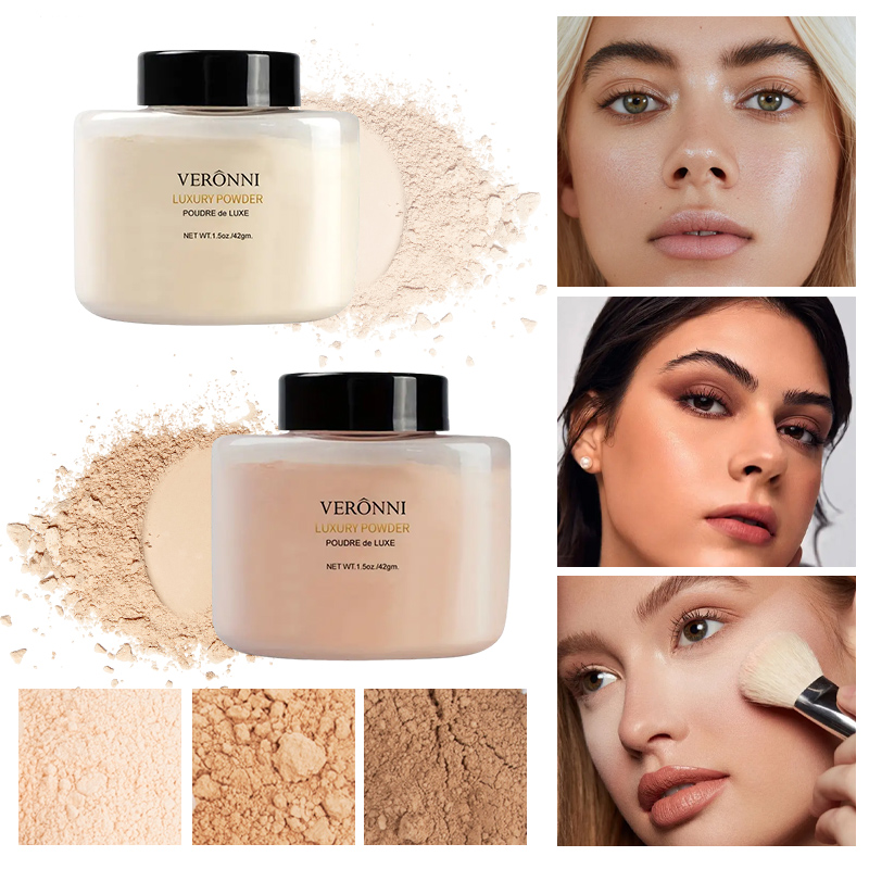 Luxury Skincare Tools - بودرة فاخرة مكونة من 6 ألوان،